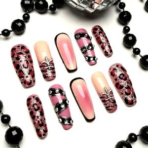 (2/$60) CUSTOM press on nails